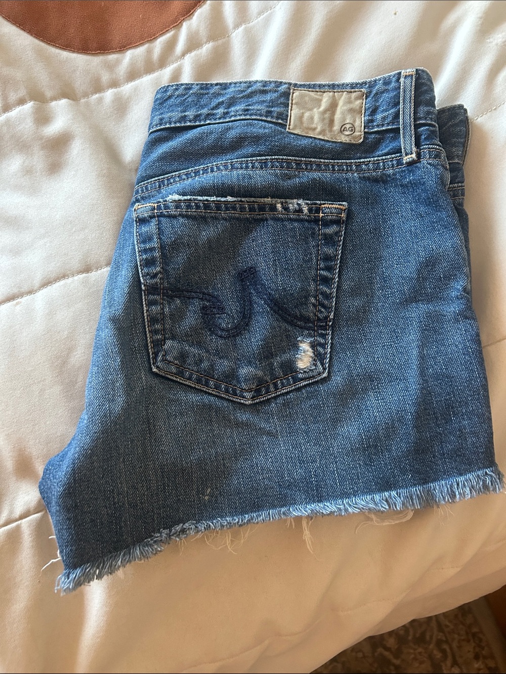 AG Denim Mini Skirt - Blue